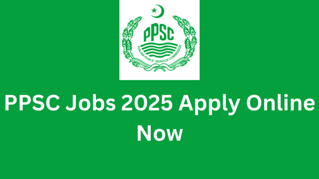 PPSC Jobs 2025 Apply Online Now