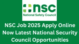 NSC Job 2025 Apply Online Now Latest National Security Council Opportunities logo